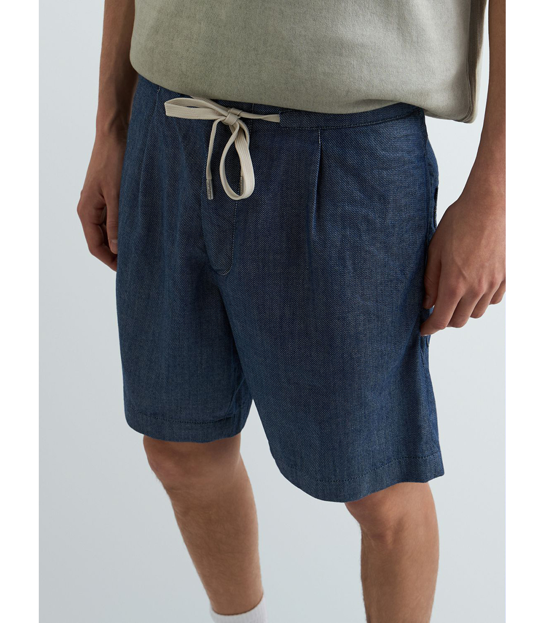 ライトデニムショーツ（セットアップ） 詳細画像 ダークブルー 6